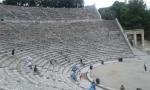 Najlepiej zachowany w Grecji teatr w Epidauros.